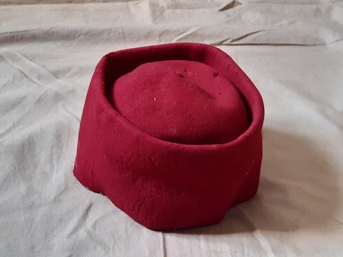 Chéchia laine rouge zouaves - rouge,